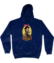 Load image into Gallery viewer, ESP4HIM 'Coffee Hoarding Pirate' College Hoodie