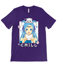 Load image into Gallery viewer, Chill Anime Girl Crew Neck T-Shirt
