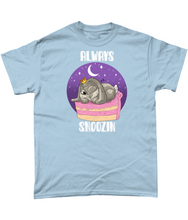 Load image into Gallery viewer, Pixie Cake Face 'Always Snoozin' T-Shirt
