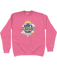Load image into Gallery viewer, Pixie Cake Face &#39;Princess Club&#39; Sweatshirt
