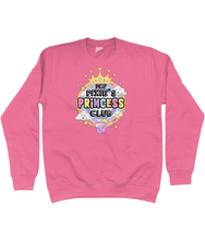 Load image into Gallery viewer, Pixie Cake Face 'Princess Club' Sweatshirt