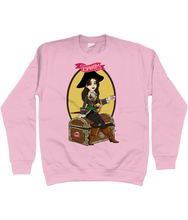 Load image into Gallery viewer, ESP4HIM 'Coffee Hoarding Pirate' Sweatshirt