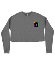 Load image into Gallery viewer, The King D42 Ladies Cropped Sweatshirt