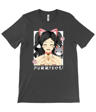 Load image into Gallery viewer, Purrfect Anime Girl Crew Neck T-Shirt