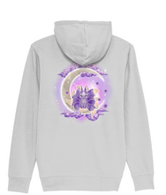 Load image into Gallery viewer, Crescent Moon Kitsune Zip Connector Hoodie