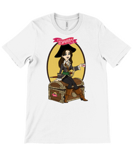 Load image into Gallery viewer, ESP4HIM 'Coffee Hoarding Pirate' Crew Neck T-Shirt