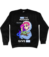 Load image into Gallery viewer, Pixie Cake Face 'All The Nuggies' Sweatshirt