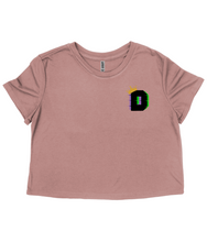 Load image into Gallery viewer, The King D42 Ladies Flowy Cropped T-Shirt