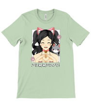 Load image into Gallery viewer, Purrfect Anime Girl Crew Neck T-Shirt
