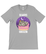 Load image into Gallery viewer, Pixie Cake Face 'Always Snoozin' Crew Neck T-Shirt