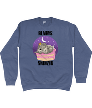 Load image into Gallery viewer, Pixie Cake Face 'Always Snoozin' Sweatshirt