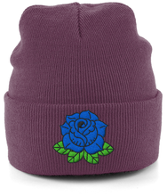 Load image into Gallery viewer, September Rose Cuffed Beanie