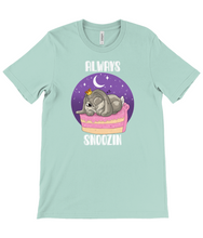 Load image into Gallery viewer, Pixie Cake Face 'Always Snoozin' Crew Neck T-Shirt