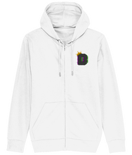 Load image into Gallery viewer, The King D42 Embroidered Zip Connector Hoodie