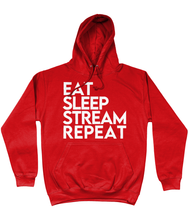 Load image into Gallery viewer, 'Eat Sleep Stream Repeat' College Hoodie