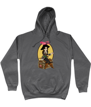 Load image into Gallery viewer, ESP4HIM 'Coffee Hoarding Pirate' College Hoodie