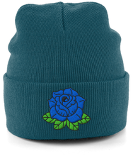 Load image into Gallery viewer, September Rose Cuffed Beanie