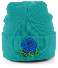 Load image into Gallery viewer, September Rose Cuffed Beanie