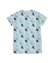 Load image into Gallery viewer, Blue Crane Print T-Shirt
