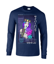 Load image into Gallery viewer, Cyberpunk Girl Long Sleeve T-Shirt