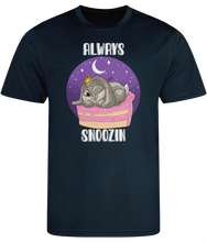 Load image into Gallery viewer, Pixie Cake Face 'Always Snoozin' Men's Cool Sports T-shirt