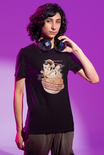 Load image into Gallery viewer, Cat's Love Ramen Crew Neck T-Shirt