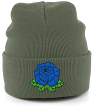 Load image into Gallery viewer, September Rose Cuffed Beanie