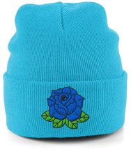 Load image into Gallery viewer, September Rose Cuffed Beanie