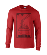 Load image into Gallery viewer, Send Noods Long Sleeve T-Shirt