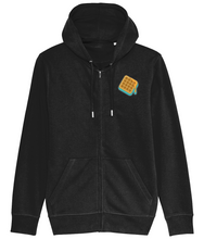 Load image into Gallery viewer, Faffy Waffle Zip Connector Hoodie