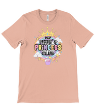 Load image into Gallery viewer, Pixie Cake Face 'Princess Club' Crew Neck T-Shirt
