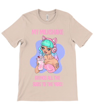 Load image into Gallery viewer, Milkshake Gamer Girl Crew Neck T-Shirt