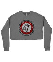 Load image into Gallery viewer, Raw47 Runic Ladies Cropped Sweatshirt