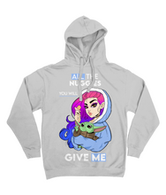 Load image into Gallery viewer, Pixie Cake Face 'All The Nuggies' Epic Print Hoodie