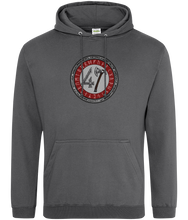 Load image into Gallery viewer, Raw47 Runic College Hoodie