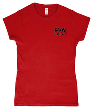 Load image into Gallery viewer, RAW47 Soft-Style Ladies Fitted T-Shirt