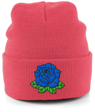 Load image into Gallery viewer, September Rose Cuffed Beanie
