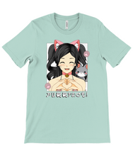 Load image into Gallery viewer, Purrfect Anime Girl Crew Neck T-Shirt