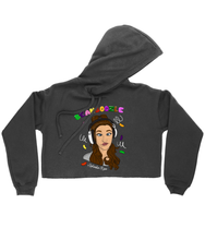 Load image into Gallery viewer, September Rose Ladies Cropped Hoodie ‘Beanboozle’