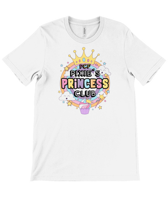 Pixie Cake Face 'Princess Club' Crew Neck T-Shirt
