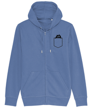 Load image into Gallery viewer, Pocket Lurker Connector Zip Hoodie