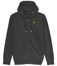 Load image into Gallery viewer, The King D42 Embroidered Zip Connector Hoodie