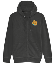 Load image into Gallery viewer, Faffy Waffle Zip Connector Hoodie