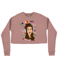 Load image into Gallery viewer, September Rose Ladies Cropped Sweatshirt ‘Beanboozle’