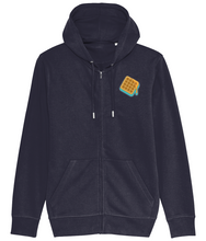 Load image into Gallery viewer, Faffy Waffle Zip Connector Hoodie
