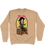 Load image into Gallery viewer, ESP4HIM 'Coffee Hoarding Pirate' Sweatshirt