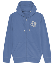 Load image into Gallery viewer, Faffy Waffle Embroidered Connector Zip Hoodie