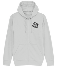 Load image into Gallery viewer, Faffy Waffle Embroidered Zip Connector Hoodie