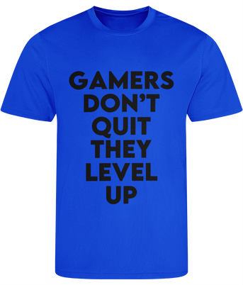 Gamers Don't Quit Men's Cool Sports T-shirt