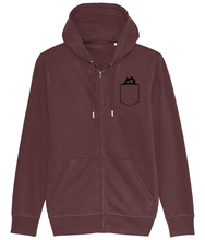 Load image into Gallery viewer, Pocket Lurker Connector Zip Hoodie
